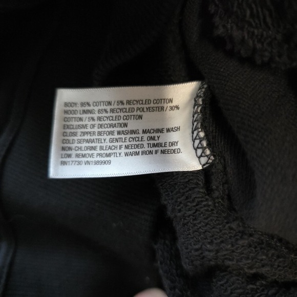 Joylab Zippered Hoodie Black Size Small‎ - Picture 5 of 9